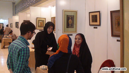 سایت آثارهنرمندان ایران/عزیزی هنر/گزارشی از بخش هنرهای تجسمی بیست و یکمین نمایشگاه بین المللی قرآن کریم