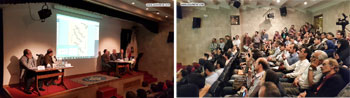 گزارش تصویری از برگزاری اولین کارگاه سلسله نشستهای تحلیلی آموزشی هنر خوشنویسی انجمن خوشنویسان ایران در موزه هنرهای دینی امام علی «ع»