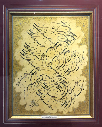 تصاویری چند از آثار خوشنویسی نمایشگاهی سیزدهمین مراسم معنوی مشق نور خوشنویسان گیلان (تیرماه95)