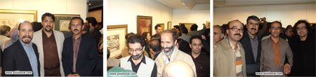 تصاویر نمایشگاه استاد غلامحسین امیرخانی با عنوان خاطره قلم در گالری ساربان