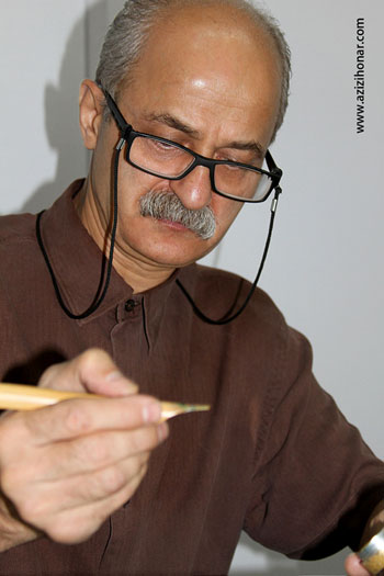  هنرمند ارجمند عباس رحیمی ( مبدع نگارینه خط)